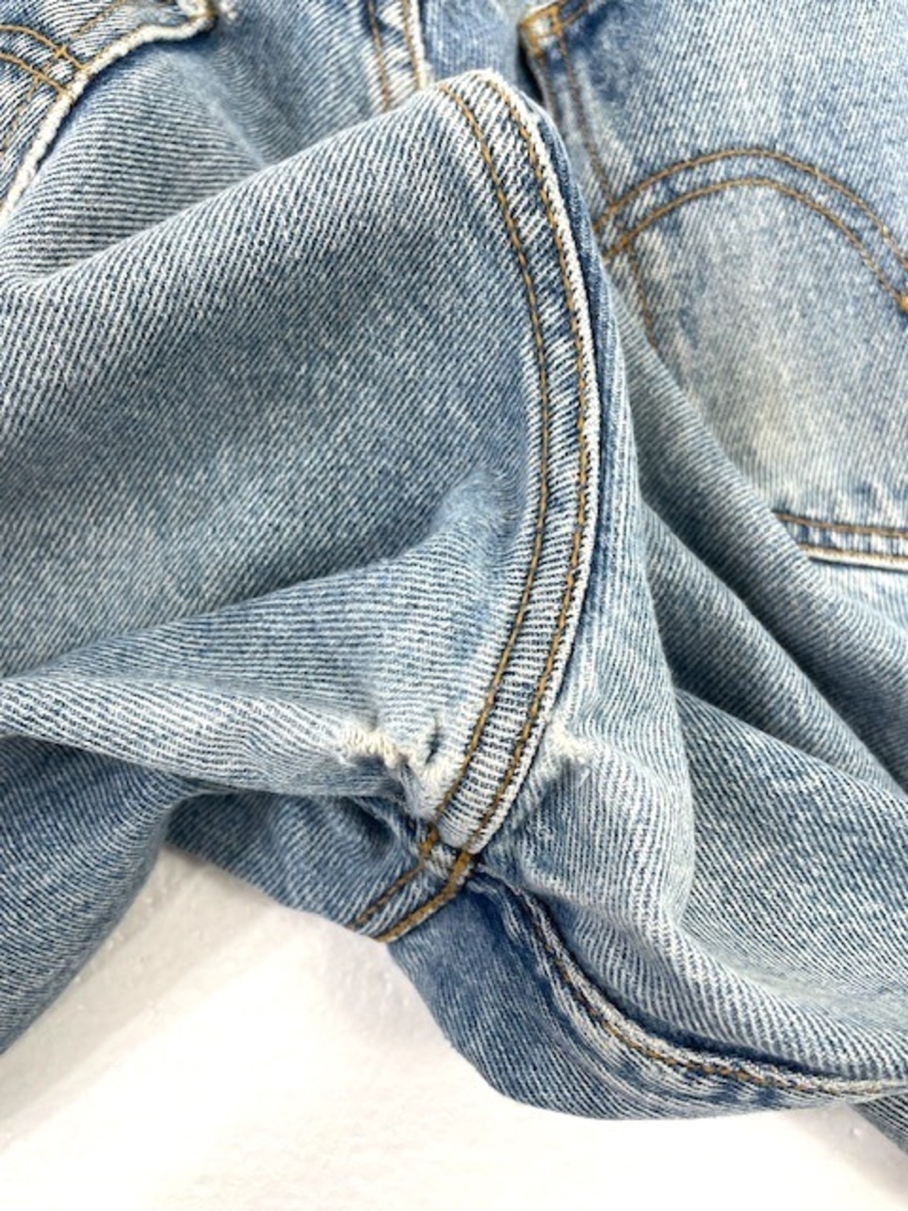 M-312  リーバイス 618古着 1991年米国製で革パッチ、オレンジタブ　W78cm股下75cm