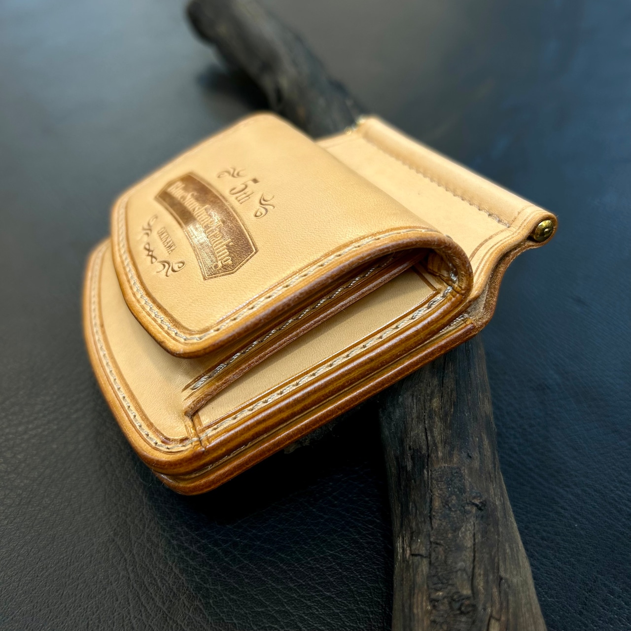 Bluesunshinetrading×6Tleatherworksコラボ【マネークリップ】Natural - 6