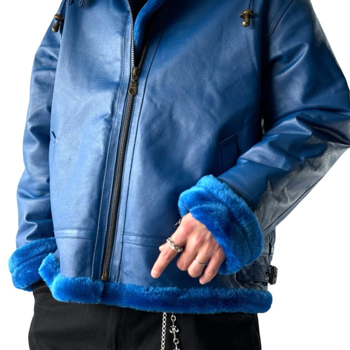 ♾TANNERS AVENUE♾ blue leather 