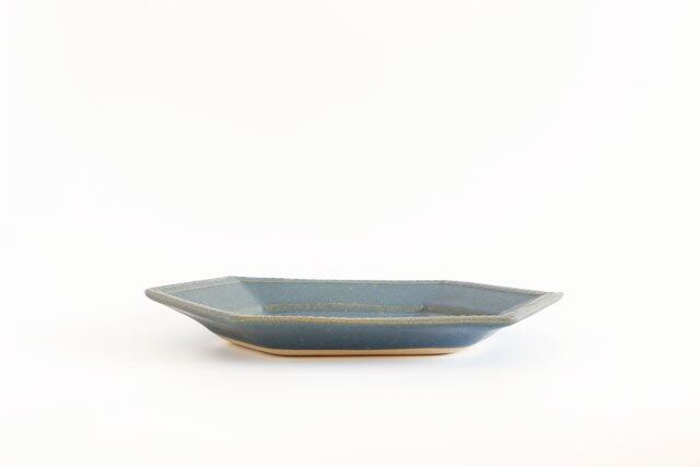 青錆釉 六角洋皿 陶器 よしざわ窯 | うつわと暮らし｜M's homelife