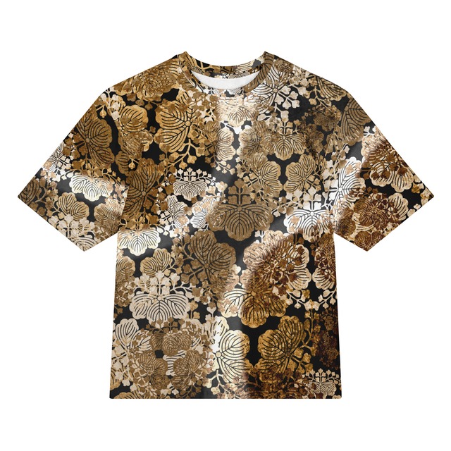 和紋様装飾　深緑　和柄ユニセックス 150G Breeze Tシャツ