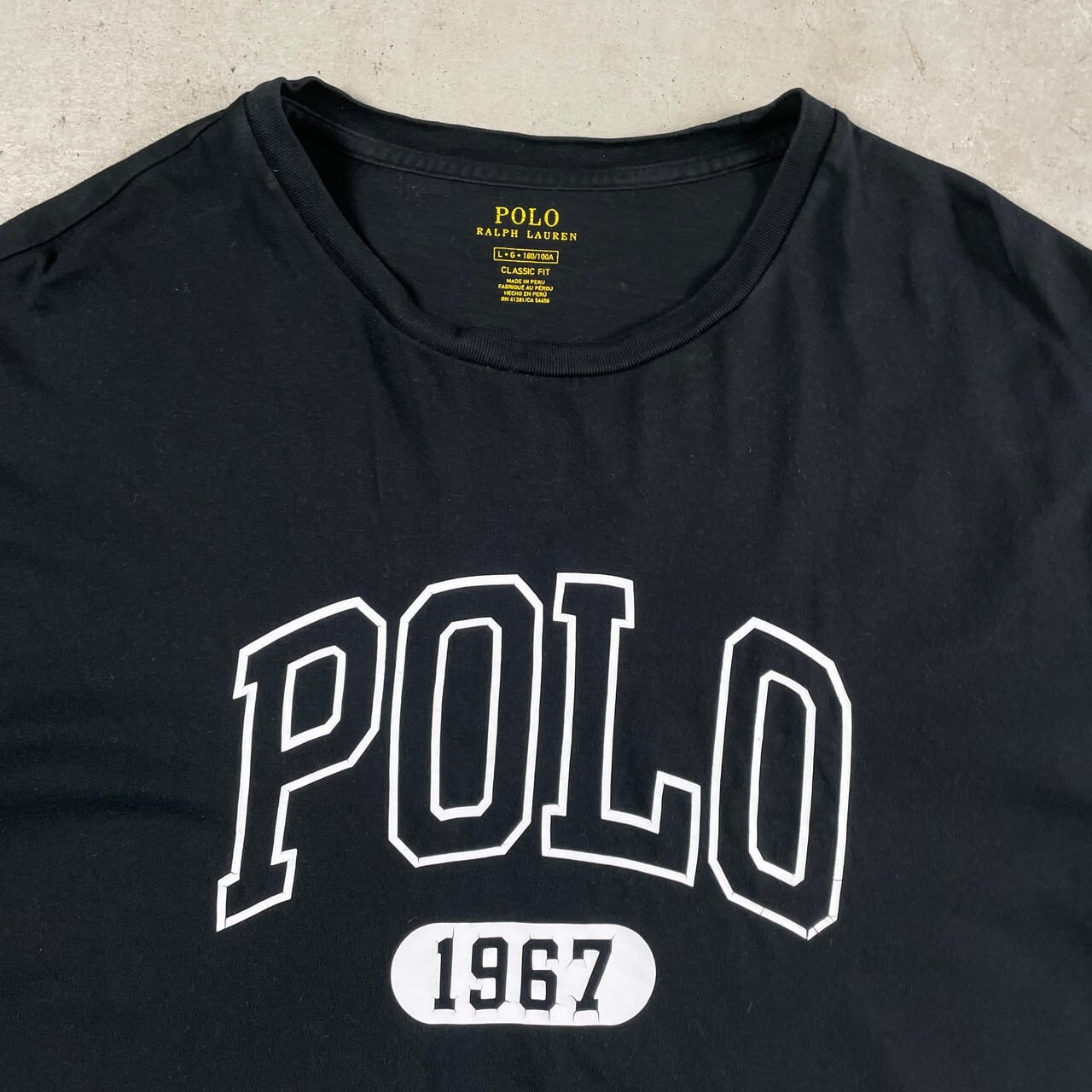 POLO Ralph Lauren ポロ ラルフローレン ロゴプリントTシャツ メンズL 