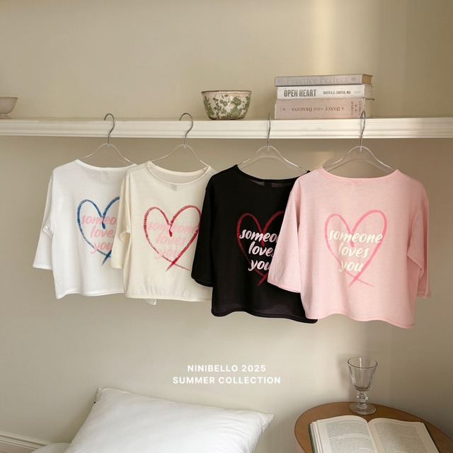 NINIBELLO25夏）ハートルーズTシャツ