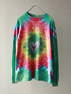 90s Heart tie-dye l/s T-shirts .