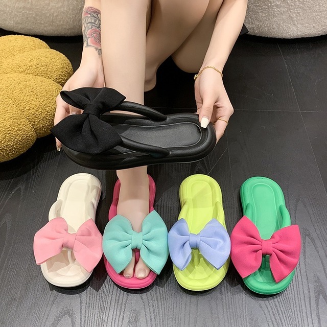 レディース サンダル フラットシューズ トングサンダル ビーチサンダル 2.5cm フラット 厚底 リボン 幅広 美脚 脚長 かわいい 大人可愛い シンプル カジュアル おしゃれ ラブリー キュート ガーリー マニッシュ 抜け感 無地 防水 EVA 春 夏 お出かけ アウトドア リゾート 旅行 海 プール 休日 デイリー 普段使い 韓国 モテ プチプラ 23.0cm 23.5cm 24.0cm 24.5cm 25.0cm 25.5cm 26.0cm カラバリ イエロー ホワイト ブラック レッド グリーン