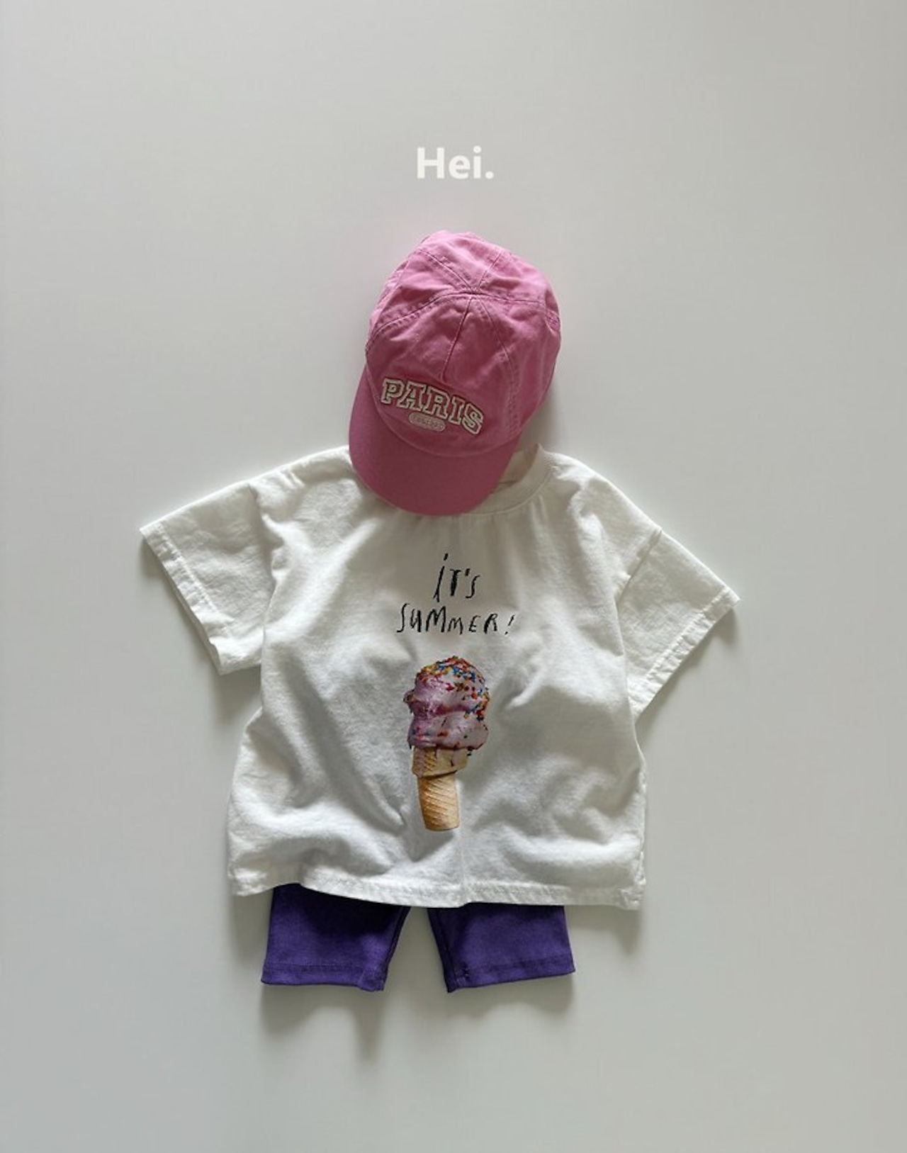 【取寄/韓国直送】Hei 26/SM アイスクリームTシャツ |夏服|韓国子供服