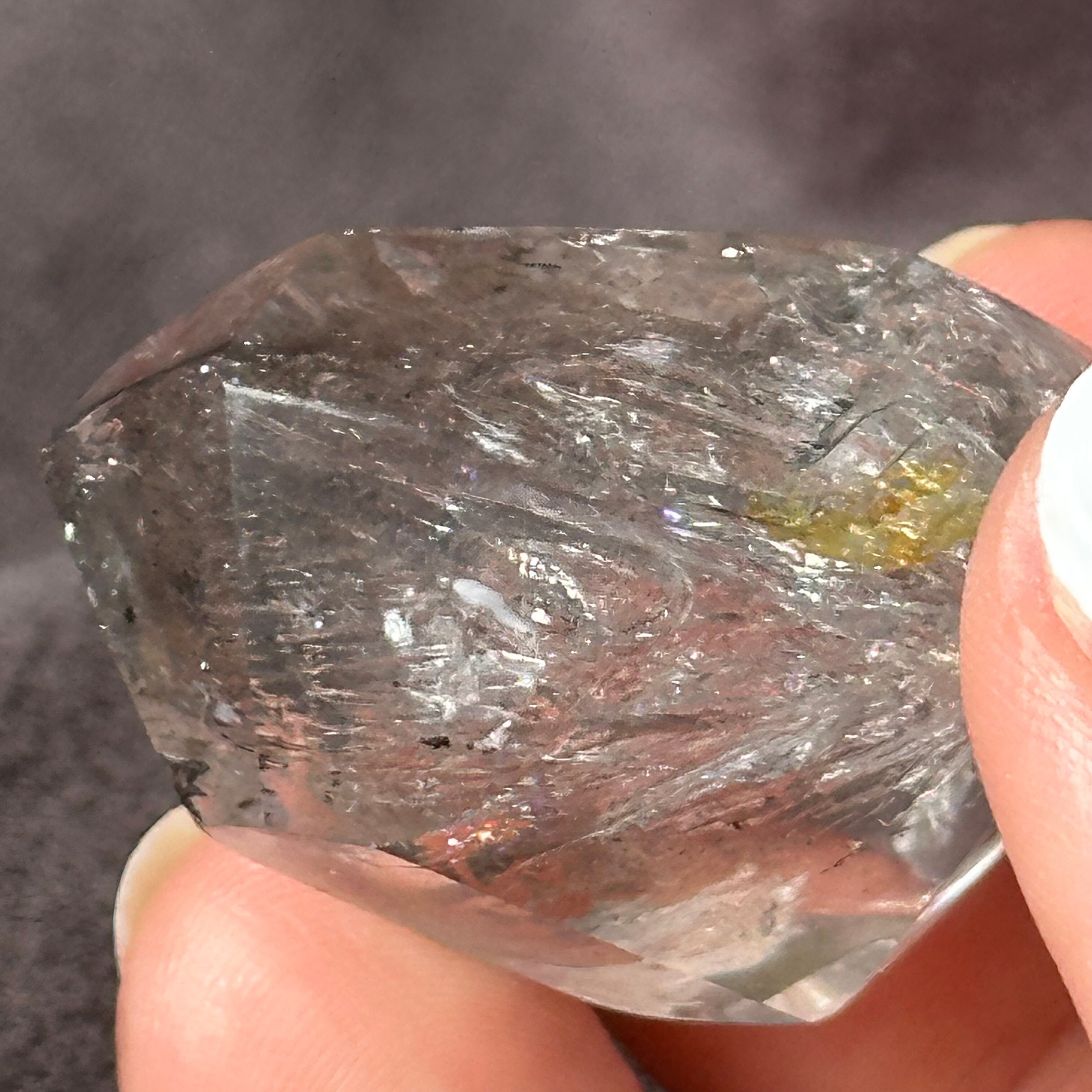 水入り 水晶】アイリス クォーツ フリーフォーム エンハイドロ