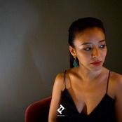 +5 lados・シングルピアス〜single earring (green+gold) #2