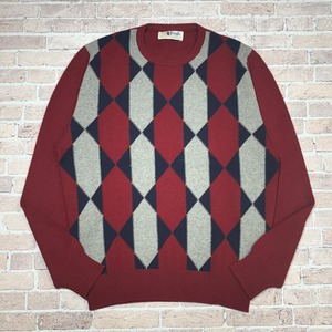 1980s PRINGLE ARGYLE SWEATER