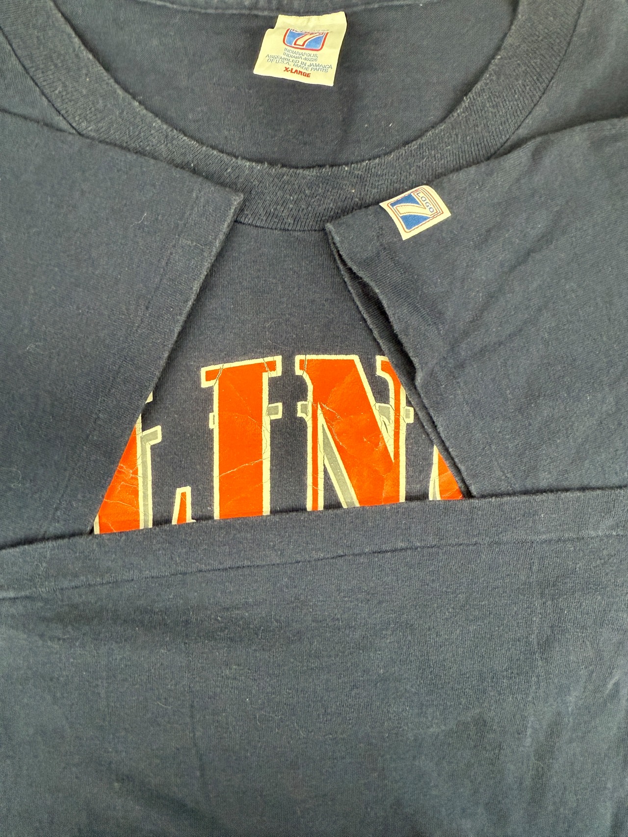 90s University of Illinois LOGO7 made in Jamaica of usa・画像3