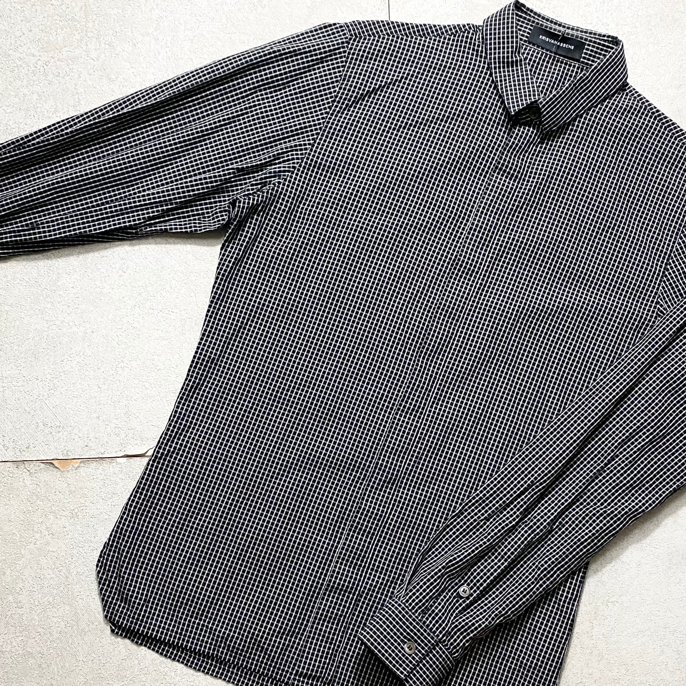 KRIS VAN ASSCHE check shirt | NOIR ONLINE KRIS VAN ASSCHE check shirt | NOIR ONLINE