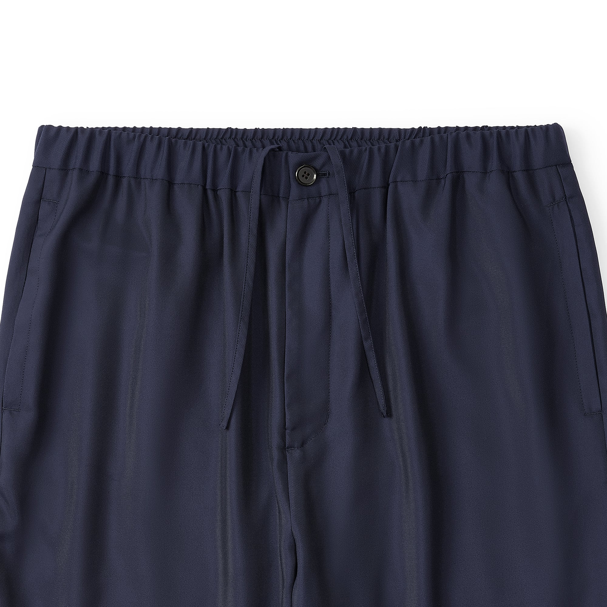 新品 everyone nylon silk twill easy slacks everyone nylon silk twill easy slacks (BLACK) | everyone