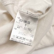 PEARLY GATES パーリーゲイツ ハイネック 長袖 Tシャツ 3/ホワイト メンズ ゴルフ