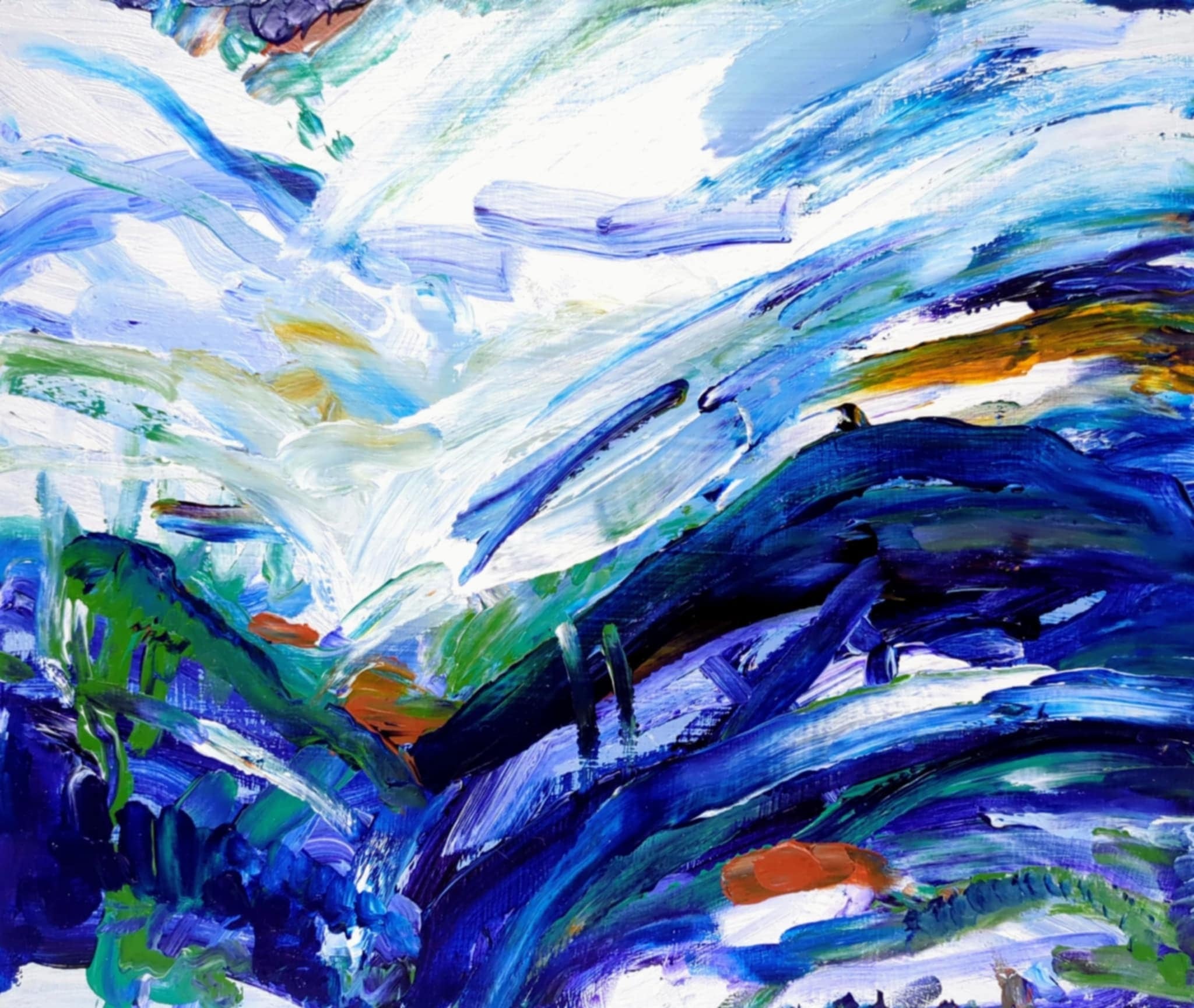 新作》あおいうに 絵画作品 | Art Lab Tokyo/A.S.K.