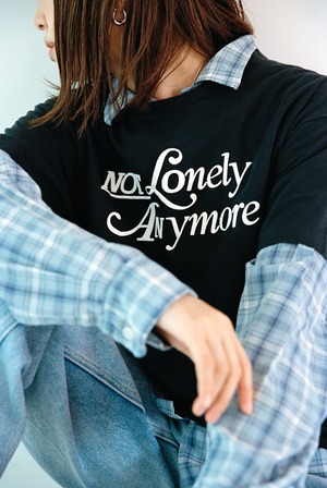 Not Lonely Anymore Crew Neck Tee Fade Black