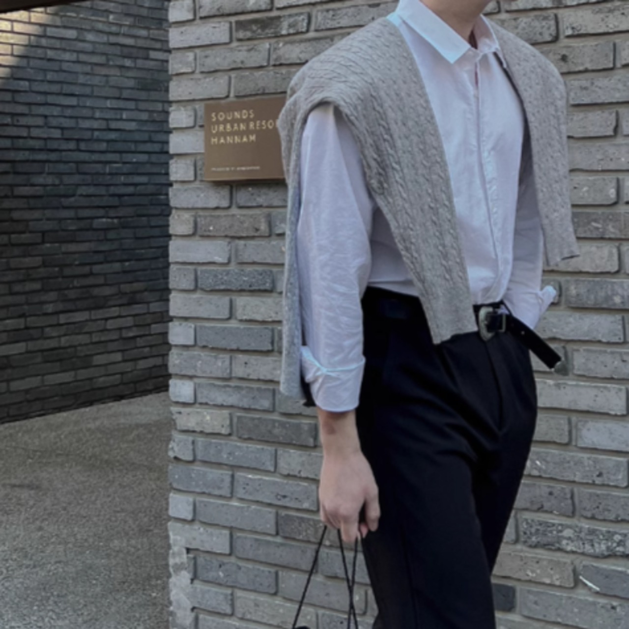 カレッジスタイルカジュアルシャツ　0847