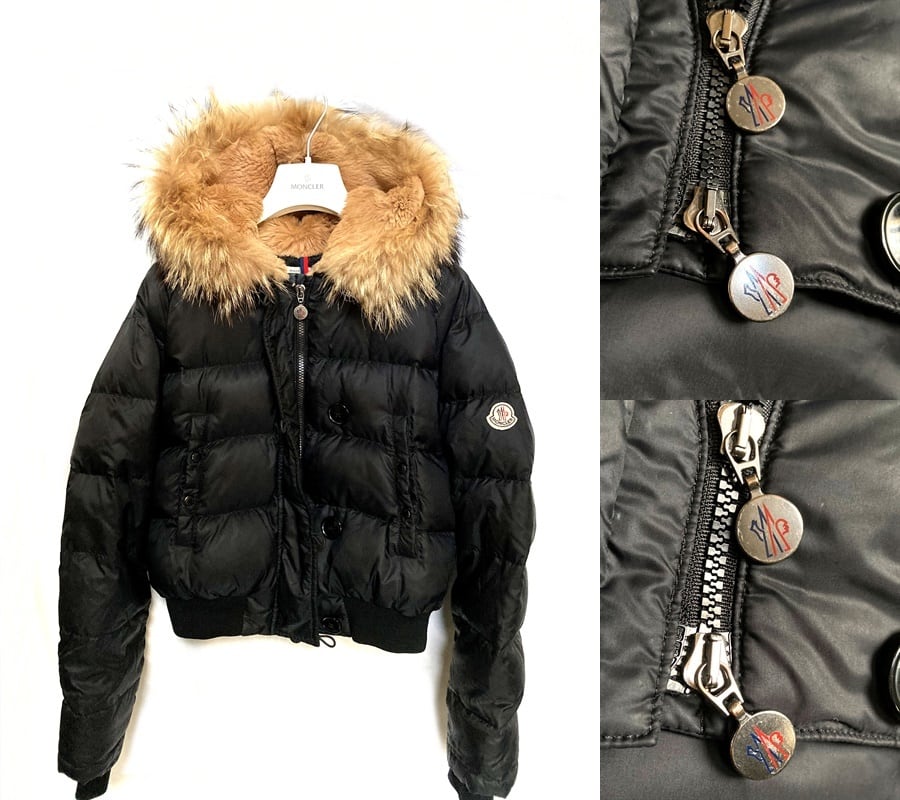 MONCLER　モンクレール　定価16万　ブルガリ　毛皮 ファー　ダウンジャケット　2 | brand cross tokyo powered by  BASE