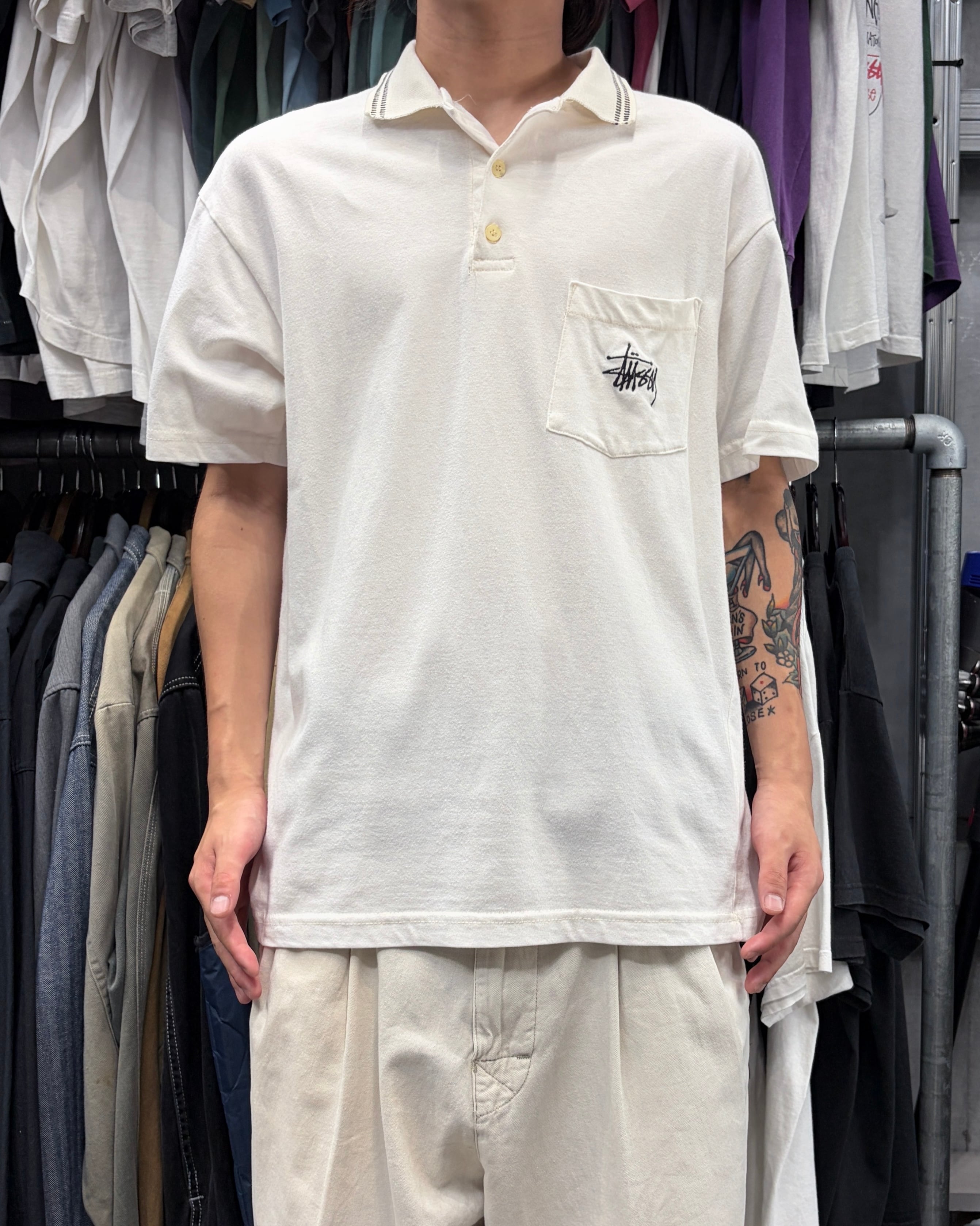 Special!!】80's~90's old stussy Spray Can Design Tee “黒タグ