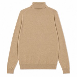 ★定価126,500円・新品★ジョンスメドレー BRAMWELL ブラムウェル 至高のシルク×カシミヤ ロールネックニット キャメル　サイズL, XL