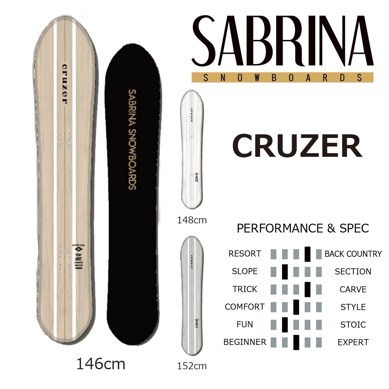 23-24年モデル . SABRINA . 『 CRUZER 』 . サブリナ . クルーザー 