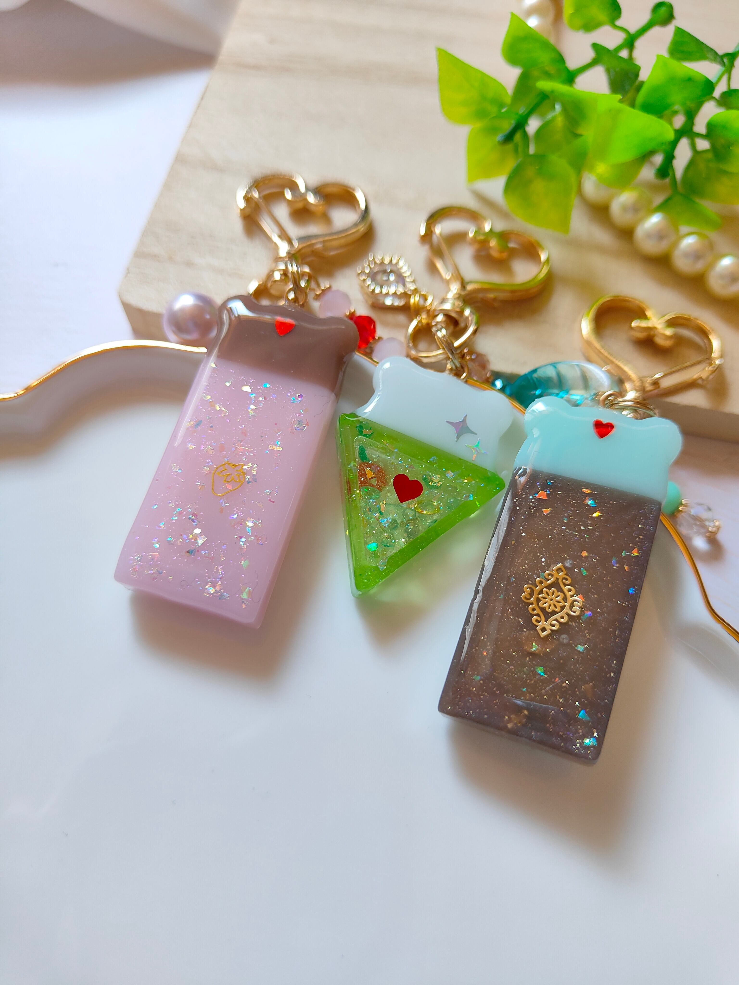 5-14】いちご×チョコ♡Ruu＊Ruu cafe♡ひょっこりくまさんシャカシャカ 