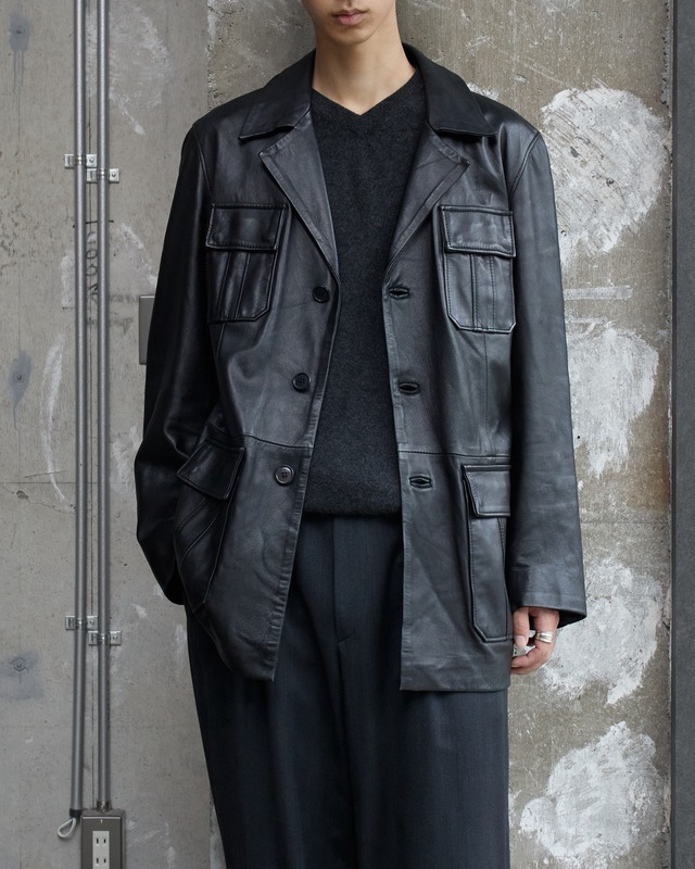 leather jacket / VERA PELLE / Made In ITALY