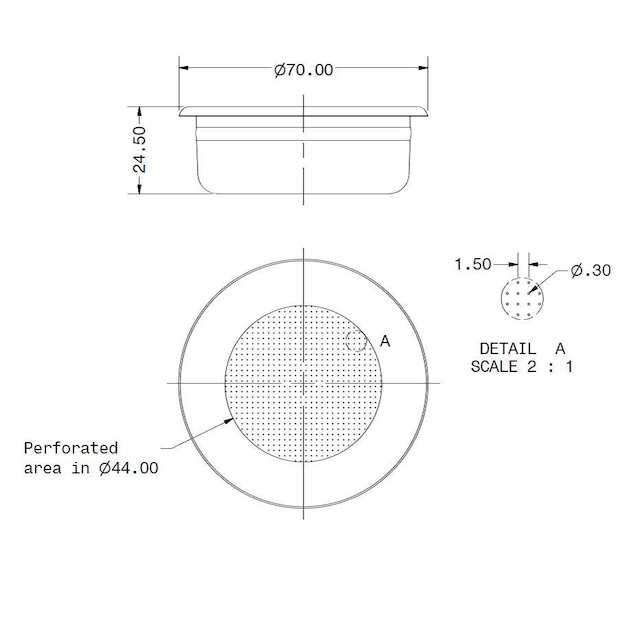 フィルターバスケット ● IMS Competition B70 E61 Marzocco Rocket ECM エスプレッソフィルター