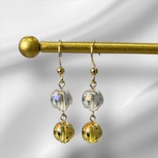 11月誕生石ピアス(シトリン)