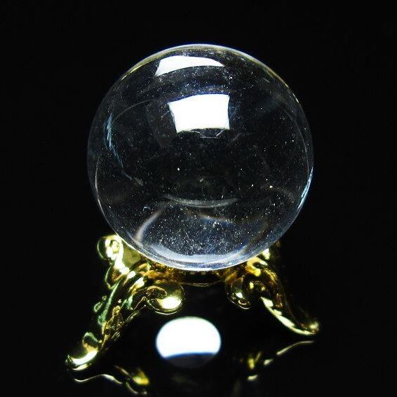 水晶 丸玉 20mm 一点物 141-7594