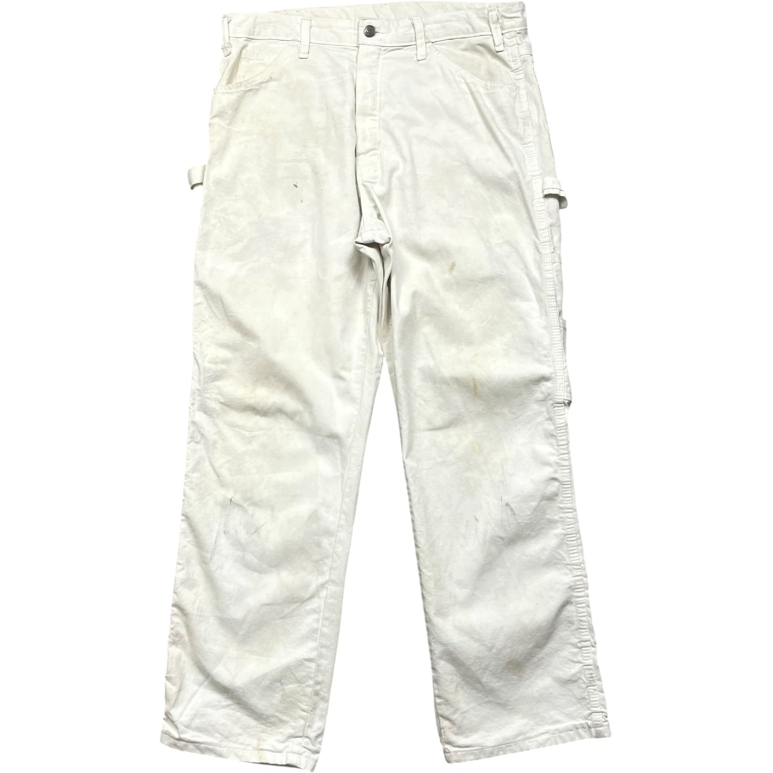 《実寸W36L30》Dickies ディッキーズ ペインターパンツ ペイント ホワイト no.10401