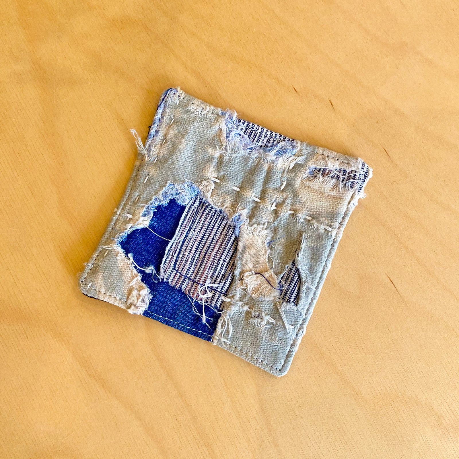 刺し子BOROコースター / MURE-群 | millvalley