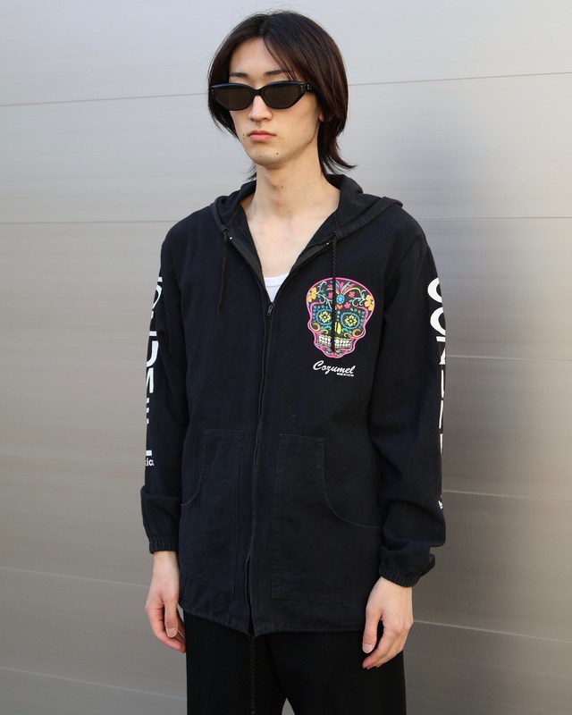 print design zip-up foodie