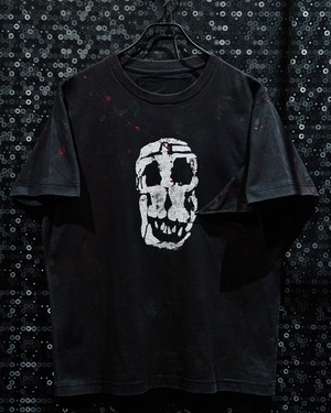 【ÆIEM】vivid notes “IN VOLUPTAS MORS” Multi-Layer Distressed TEE