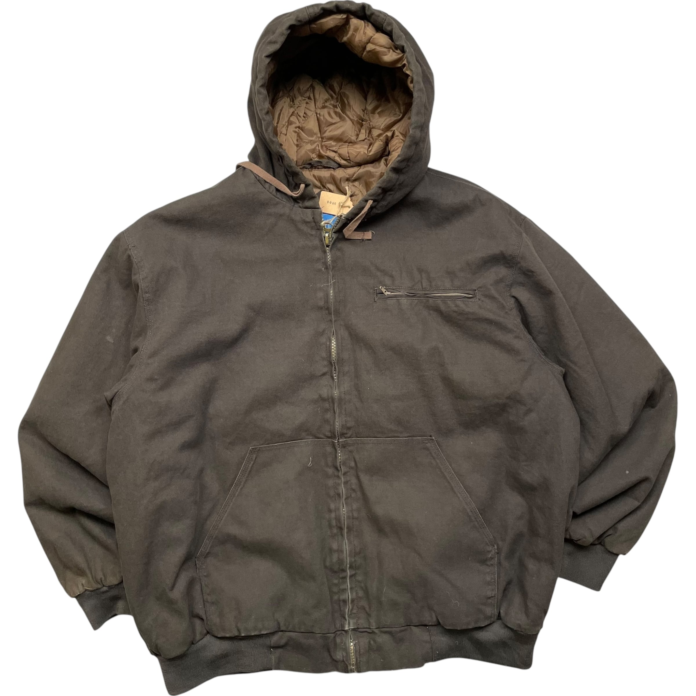 《XL》ultimate collection アルティメットコレクション ダックジャケット アクティブジャケット 裏キルティング ブラウン no.5725