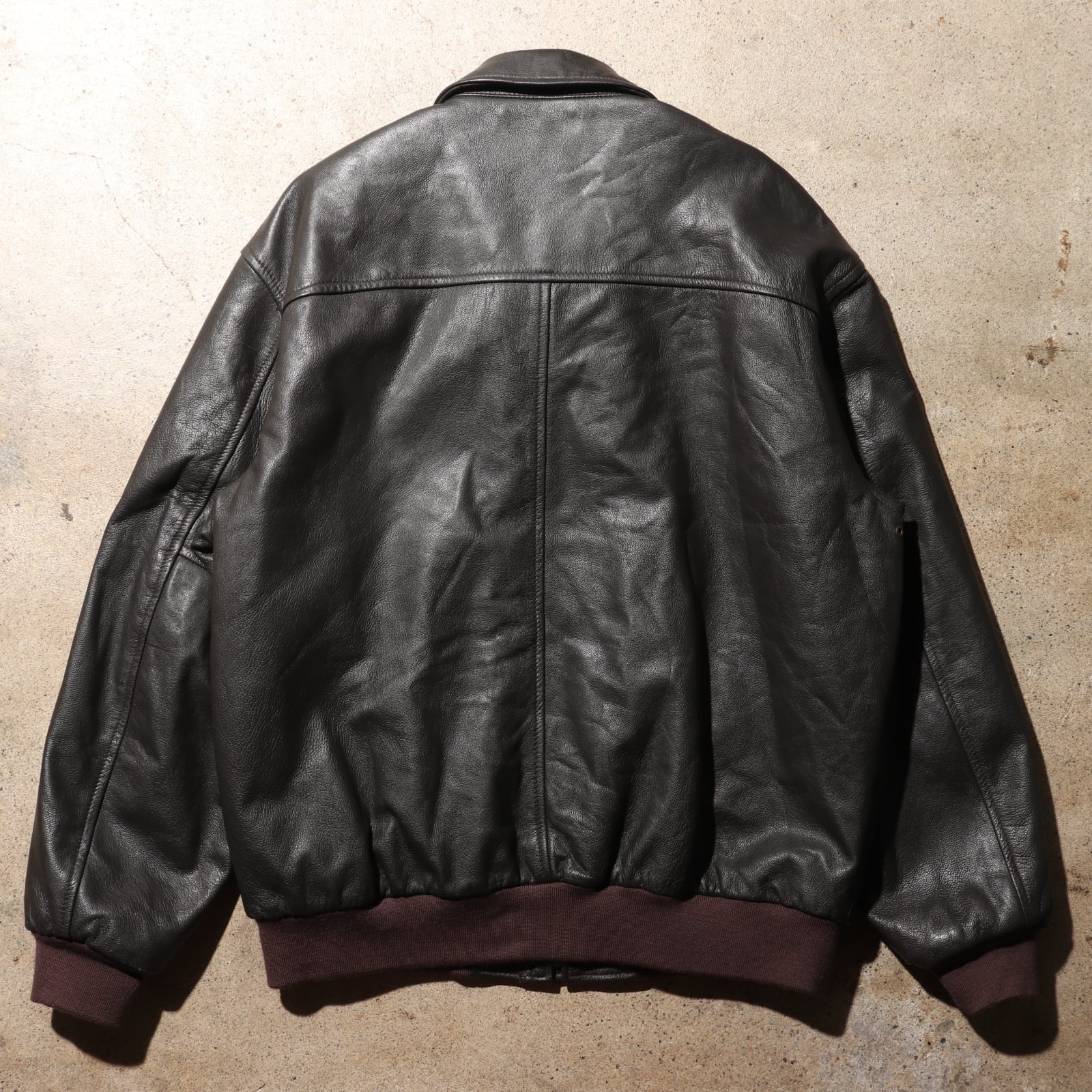 極美品 XL USA エルエルビーン A-2 レザージャケット L.L.Bean flying  