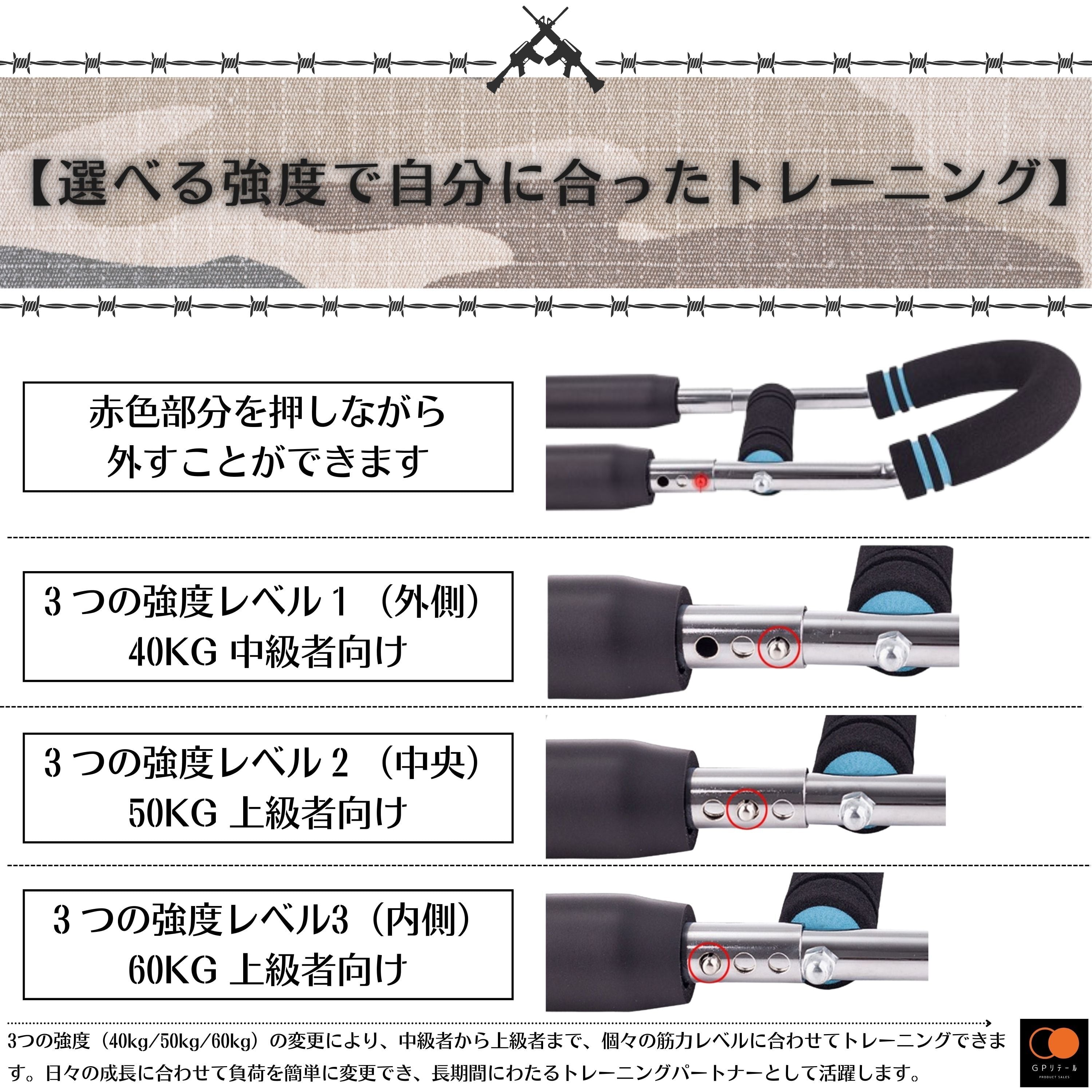 即納品 1～2日で発送】GPリテール 上半身 筋トレ ツイスターアーム