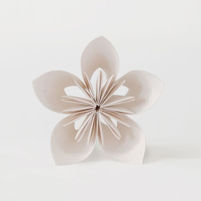 折り鶴再生紙 フラワー/ Orizuru recycled paper Flower