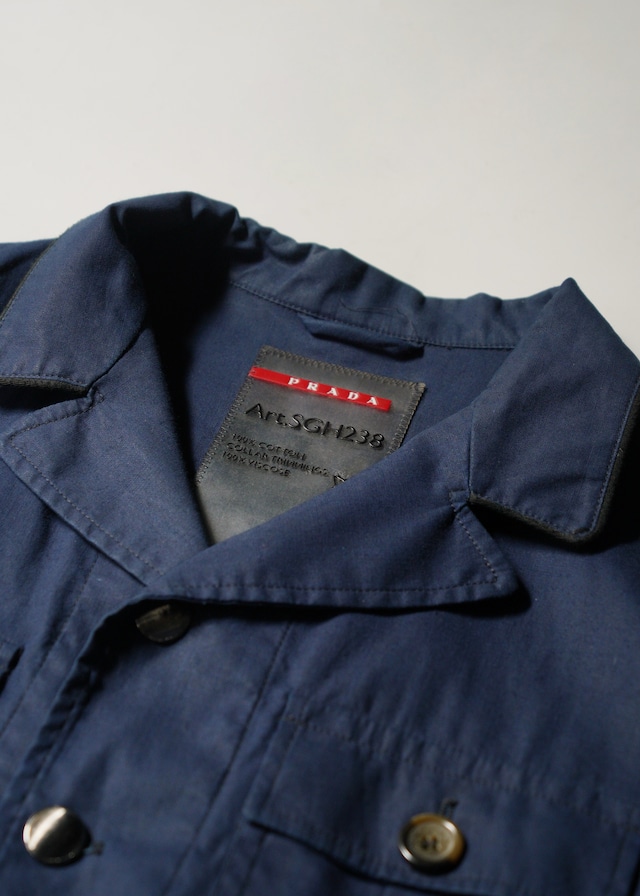 00's PRADA SPORT cotton military 4B jacket