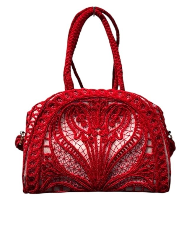 【25AW】Mame Kurogouchi マメ クロゴウチ / Cording Embroidery Demi Lune Handbag
