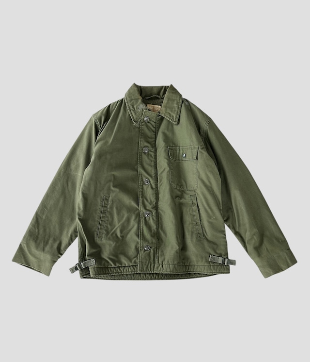 -U.S.NAVY- Vintage 70s L A-2 Deck Jacket