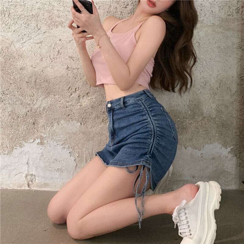 ウェストスカート サマーギャザーAライン 夏物 クレセントシティ51423884812