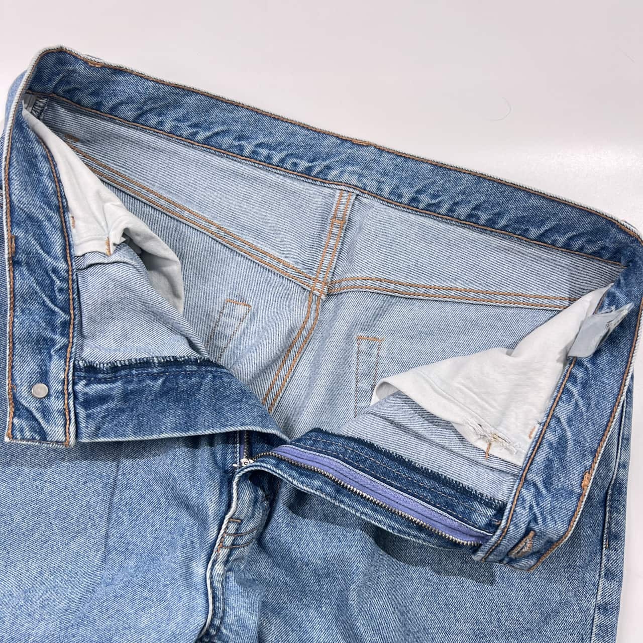 BEAMS ビームス テーパード デニム パンツ ジーンズ L /ライトブルー メンズ