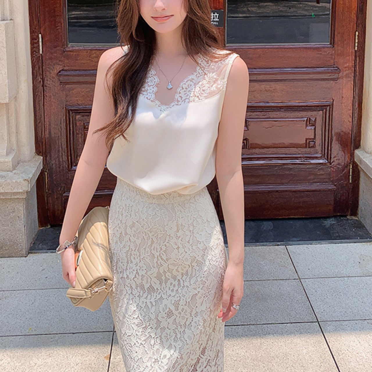 リュクスレース トップス T156