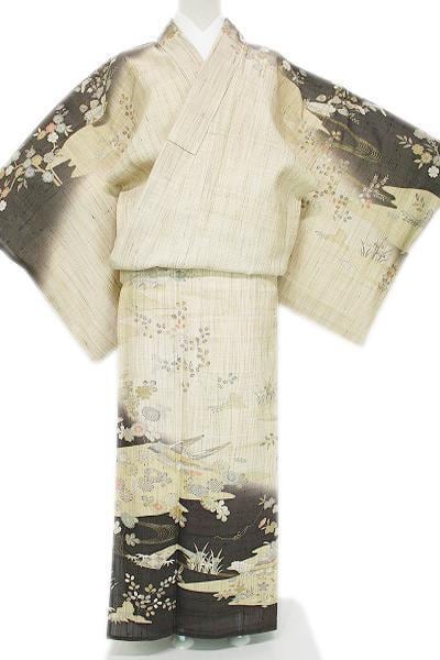 きものヱビス□ しょうざん生紬 きもの 小田急百貨店誂え
