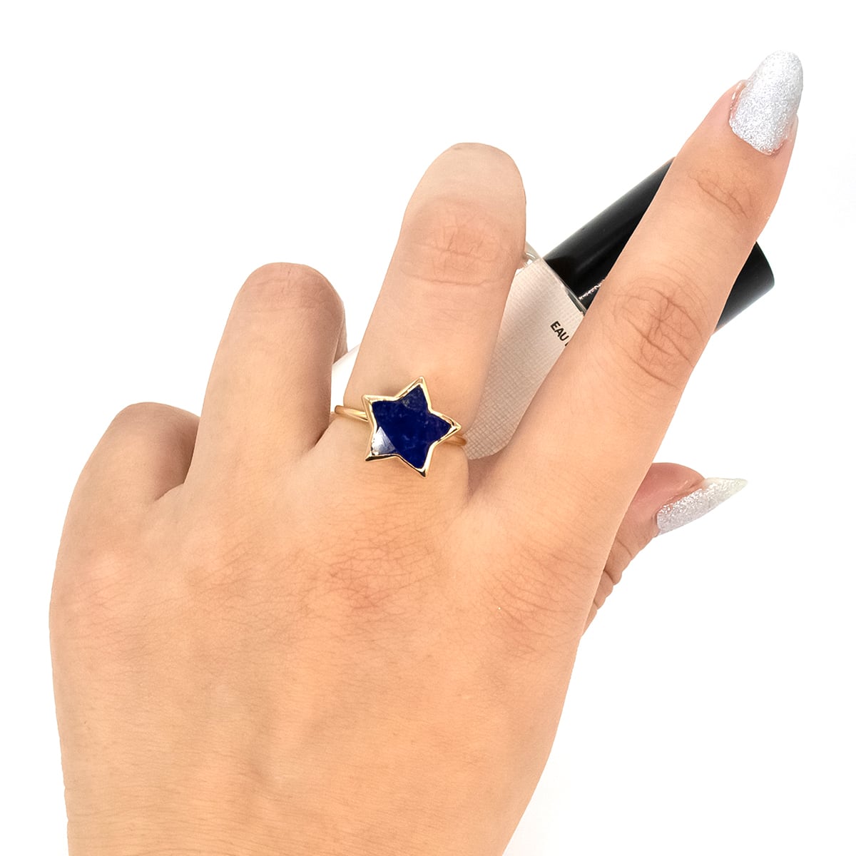 ラピスラズリ スターカットリング | ＜天然石ジュエリー＞Sally's