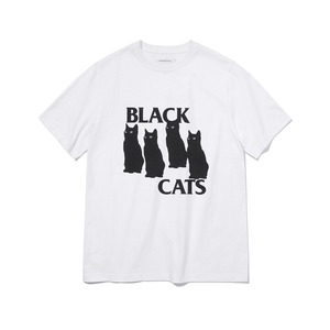 [VIVASTUDIO] BLACK CAT TEE [WHITE] 正規品 韓国ブランド 韓国代行 韓国通販 韓国ファッション Tシャツ