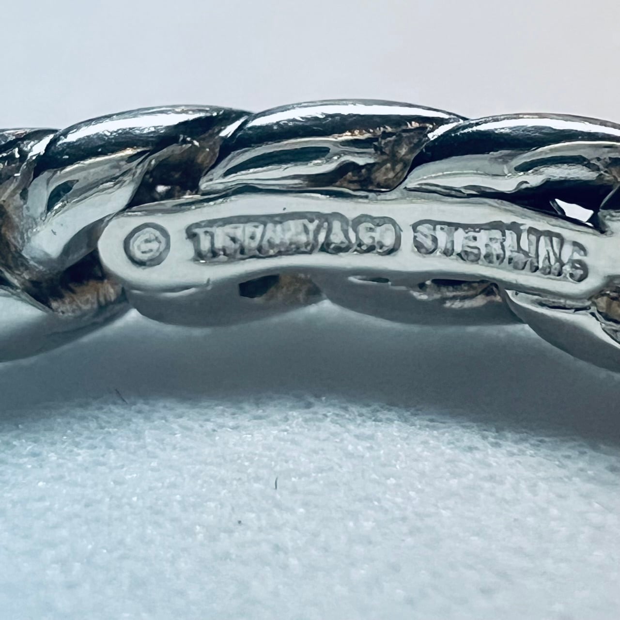VINTAGE TIFFANY & CO. Braid Ring Sterling Silver #10 VINTAGE TIFFANY & CO. Braid Ring Sterling Silver #10