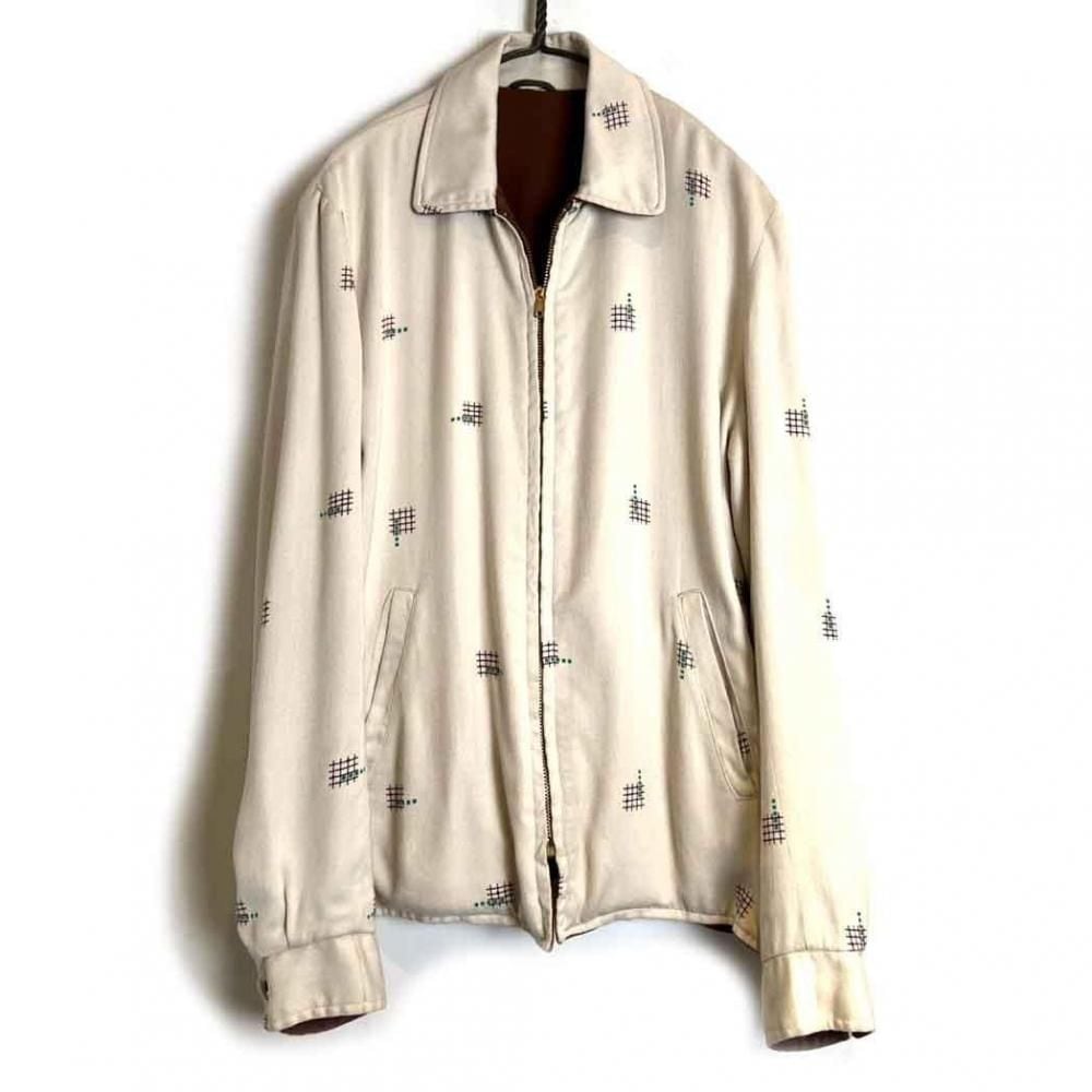 Vintage Reversible Rayon Gabardine Jacket [1950s-] | beruf