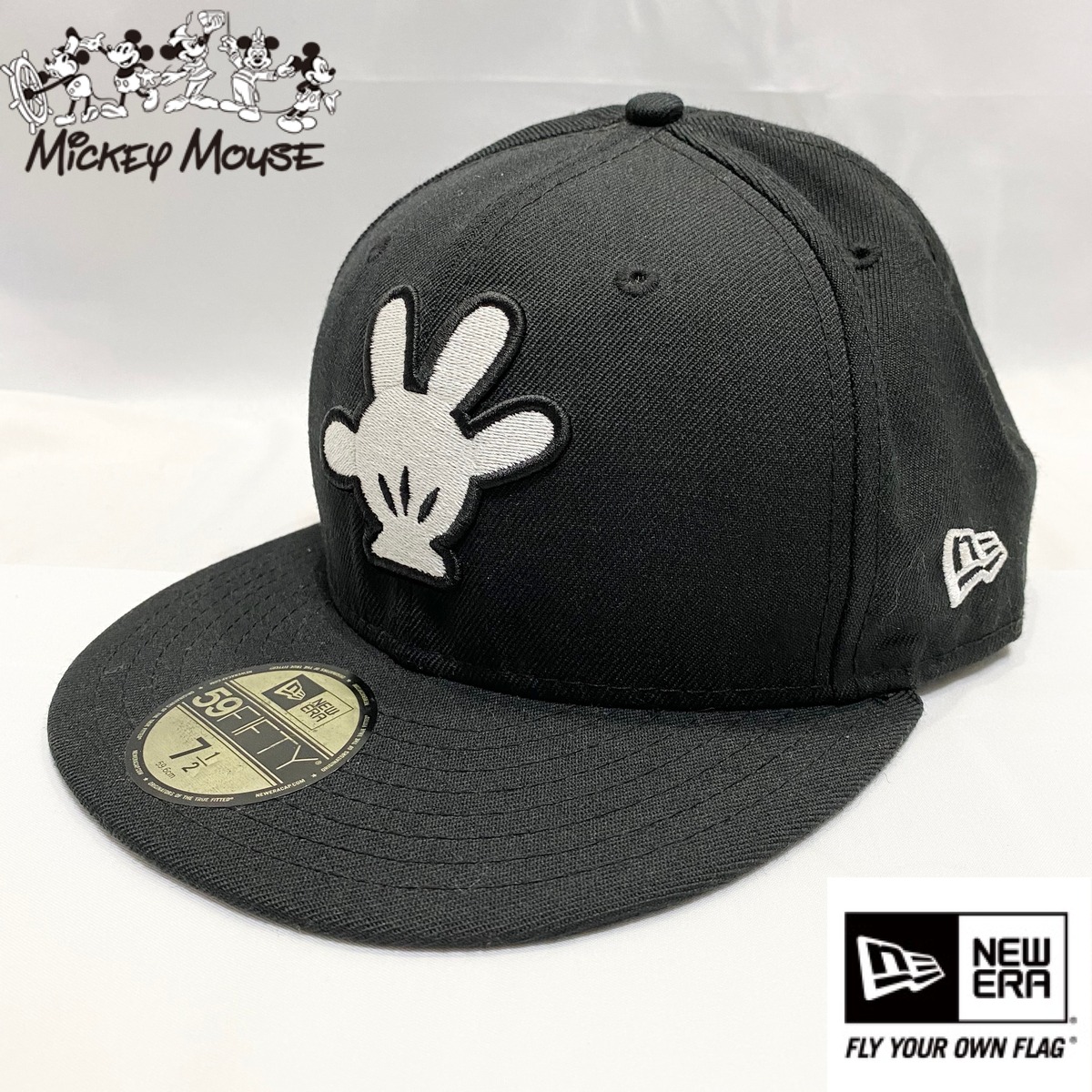 NEW ERA × Mickey Mouse ニューエラ × ミッキーマウス Logo Cap | 古着屋 -LOW PRICE PARK-  powered by BASE