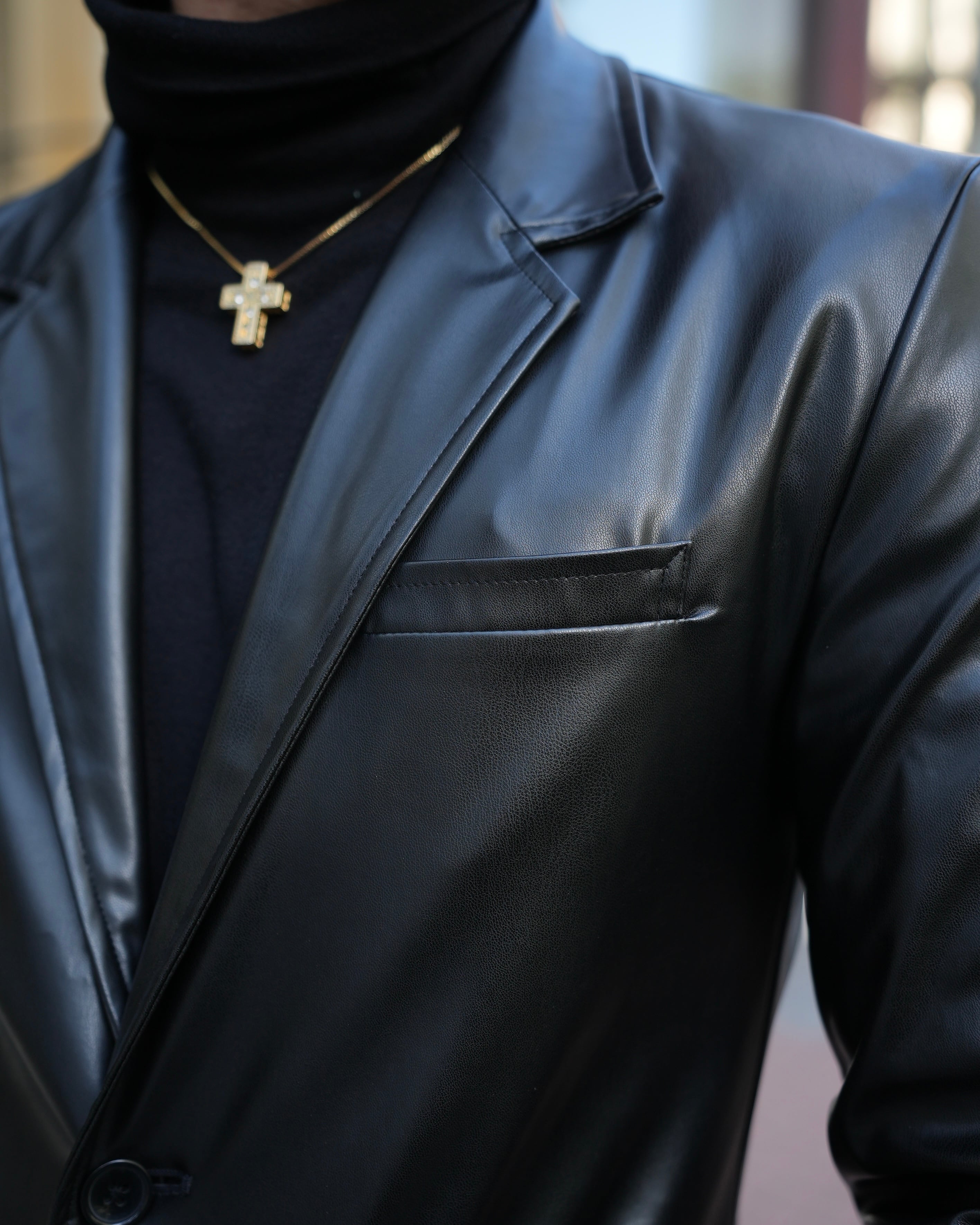 LUXURY LEATHER JACKET【BEL24-019】 | BELINDA OFFICIAL